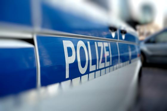 Autotür eine Polizeiwagen